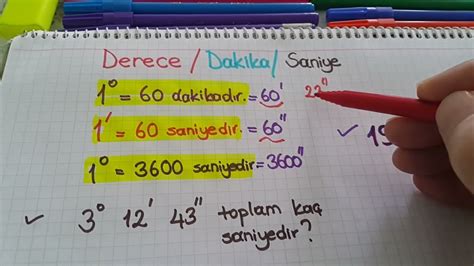 5 dakika kaç saniye eder